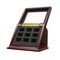 9 Holes Championship Ring Display Case Box Wooden Collection Storage Box Slanted